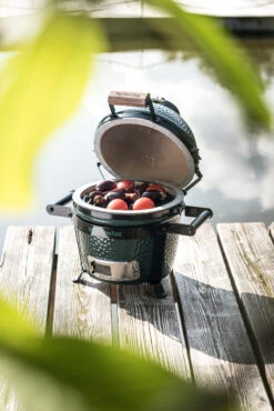 Big Green Egg Mini Solo -Optimaal Barbecuegrill Winkel big green egg mini solo 3