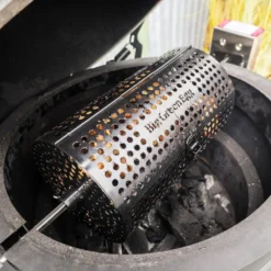 Big Green Egg Ronde Spit Mand, Tumbler Basket Voor Rotisserie -Optimaal Barbecuegrill Winkel big green egg ronde spit mand tumbler basket voor 3