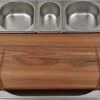 Cuttworxs Eiken Houten Snijplank Large Met Sap Geul En Geïntegreerde Opvangbak -Optimaal Barbecuegrill Winkel cuttworxs eiken houten snijplank large met sap geu