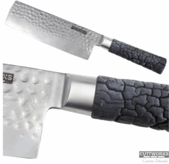 Cuttworxs Flamewood Nakiri Mes -Optimaal Barbecuegrill Winkel cuttworxs flamewood nakiri mes 2