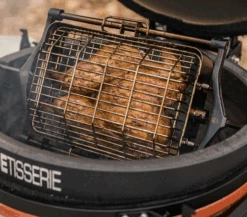 Kamado Joe JoeTisserie Basket Set Spit Mand -Optimaal Barbecuegrill Winkel kamado joe joetisserie basket set spit mand 4