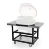 Primo Metal Cart Met RVS Zijtafels -Optimaal Barbecuegrill Winkel primo metal cart met rvs zijtafels