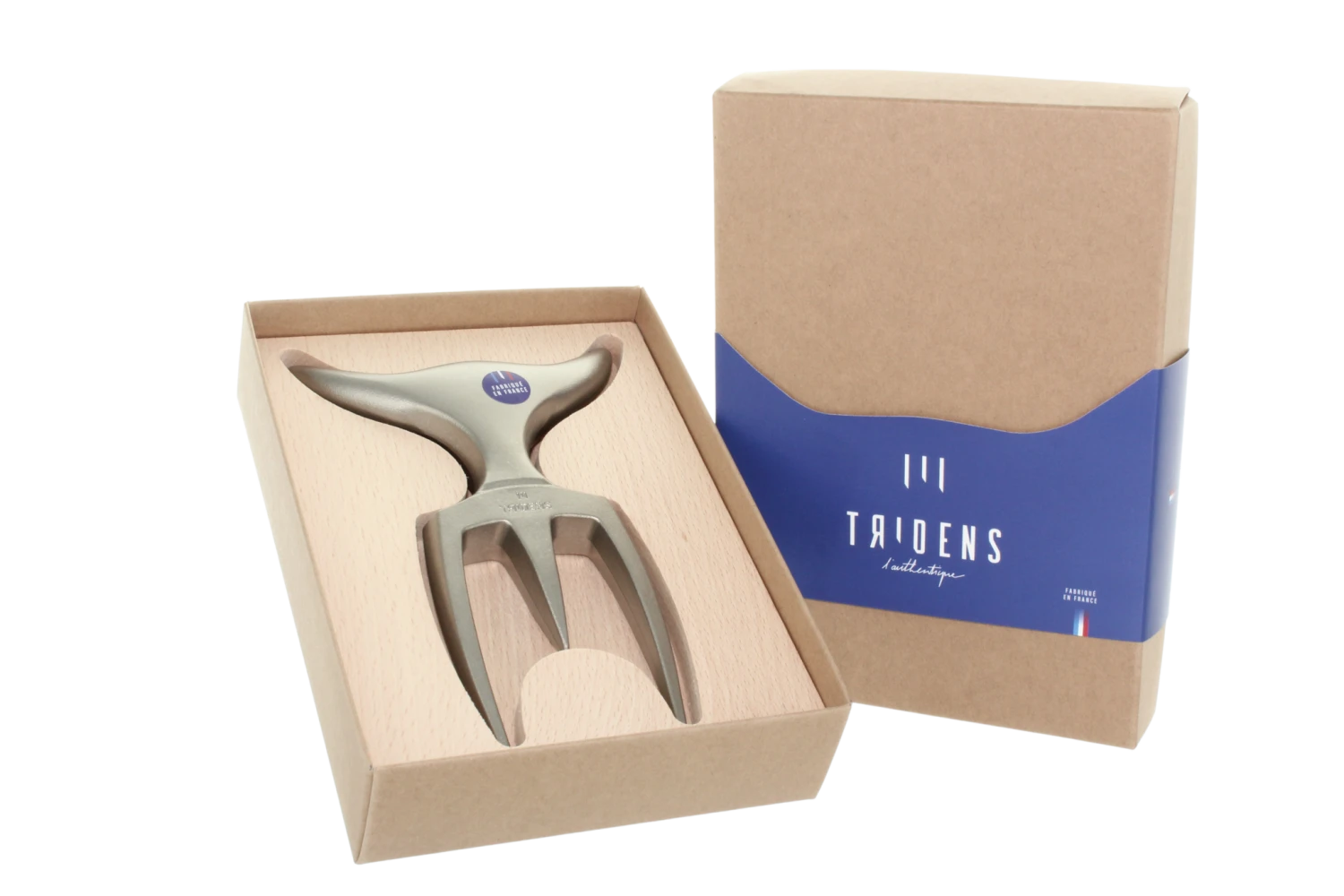 Tridens Brushed Fork Built-in Beechwood Base 3 Tridens Brushed Fork Built-in Beechwood Base