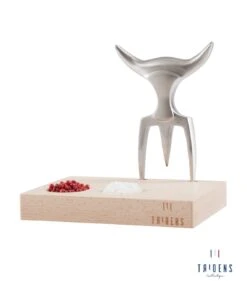 Tridens Raw Brushed Fork In Beechwood Base -Optimaal Barbecuegrill Winkel tridens raw brushed fork in beechwood base 2